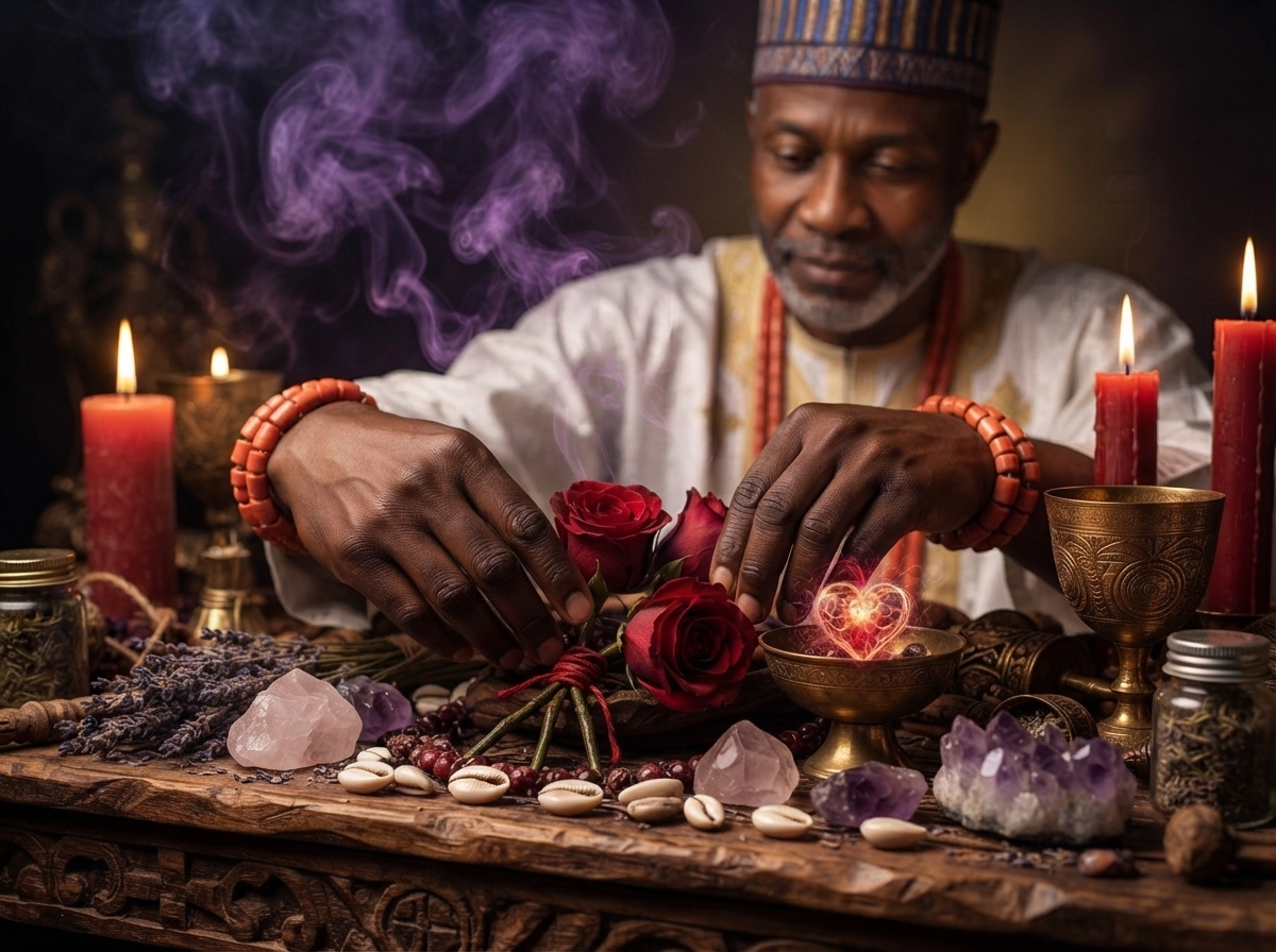 Baba Ali writing by candlelight