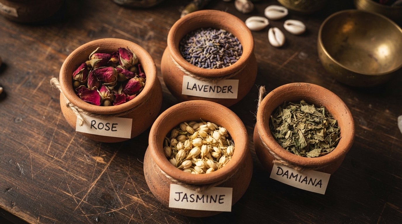 Sacred herbs used in African love rituals