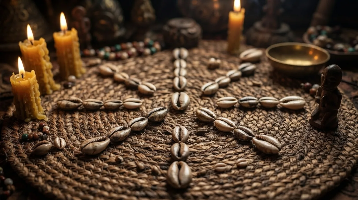 Sacred divination tools used in spiritual consultations