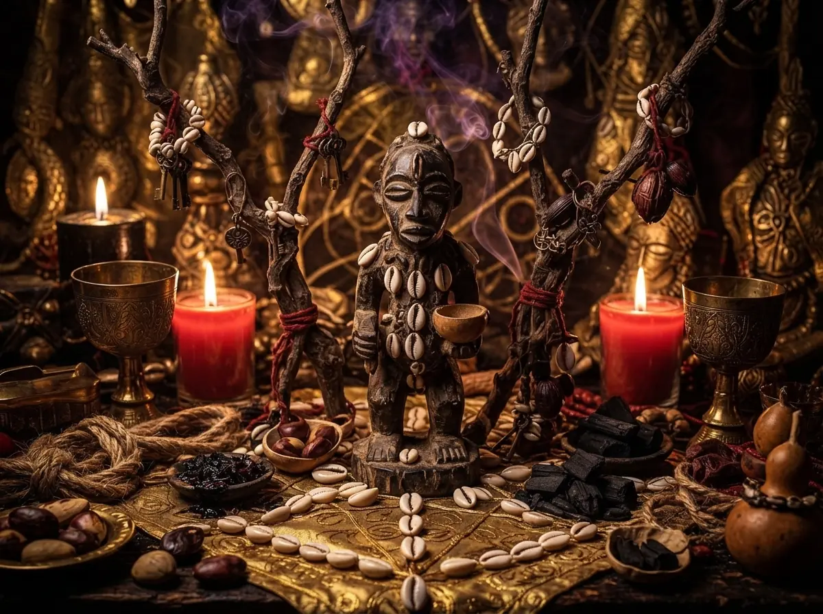 Deep purple velvet texture backdrop used in black magic spell imagery