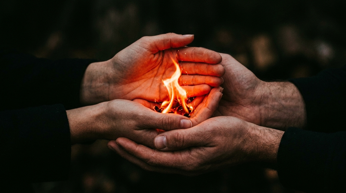 Rekindle lost love spell ritual flame imagery by Baba Ali