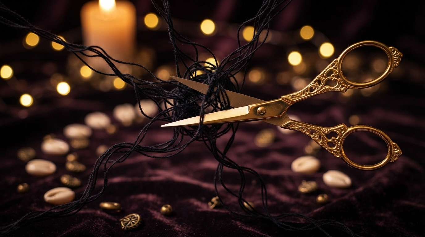 Third party removal spell ritual scissors cutting negative ties by Baba Ali